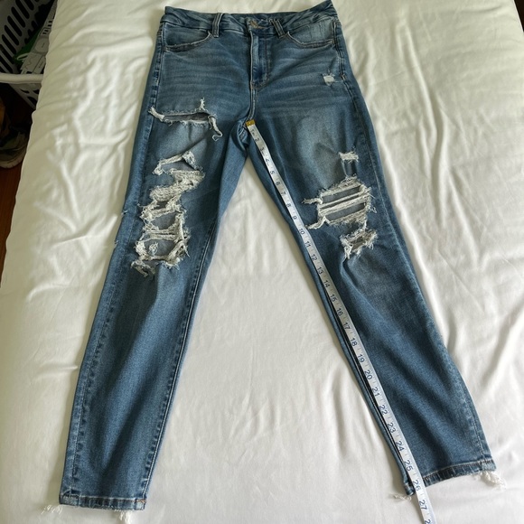 American Eagle Next Level Stretch Ripped Skinny Jeans - Picture 2 of 6